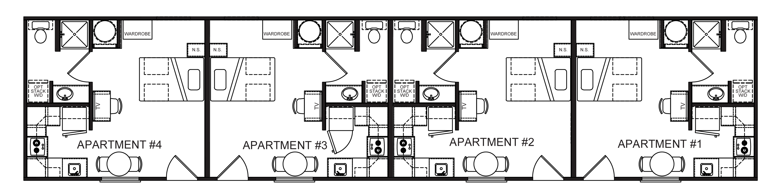 Clean - PMSI Freeport 1-BR 4Plex Floorplan  - from M.K. - 10.24.2017-1